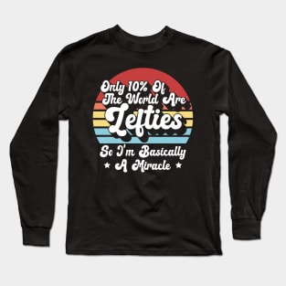 Lefty Funny Left Handed Long Sleeve T-Shirt